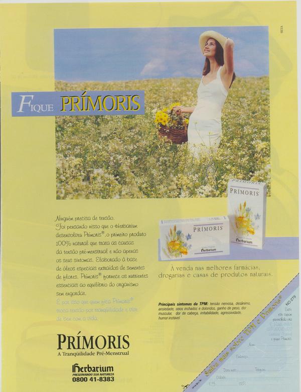 Prímoris, a tranquilidade pré-menstrual.
