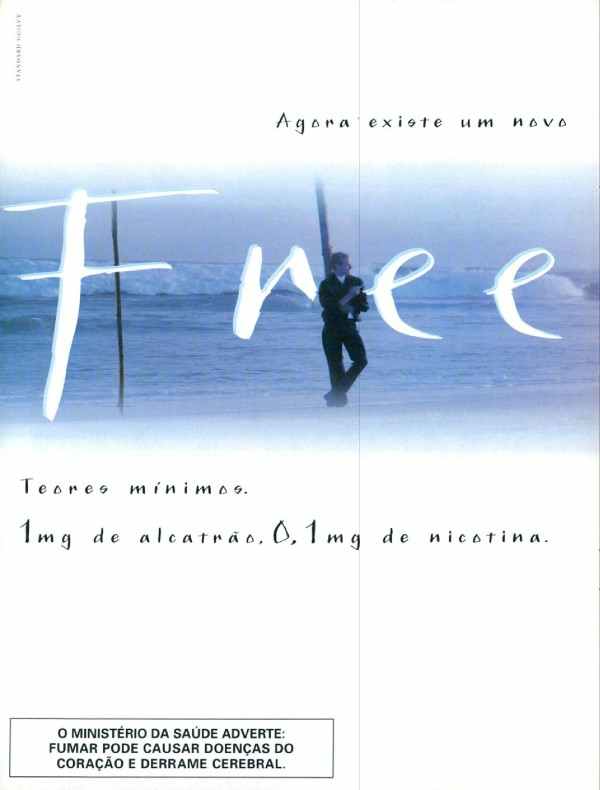 Agora existe um novo limite em baixos teores. Teores mínimos. 1Mg de alcatrão. 0.1 de nicotina