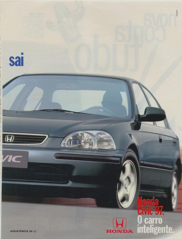 Honda Civic 97, o carro inteligente.