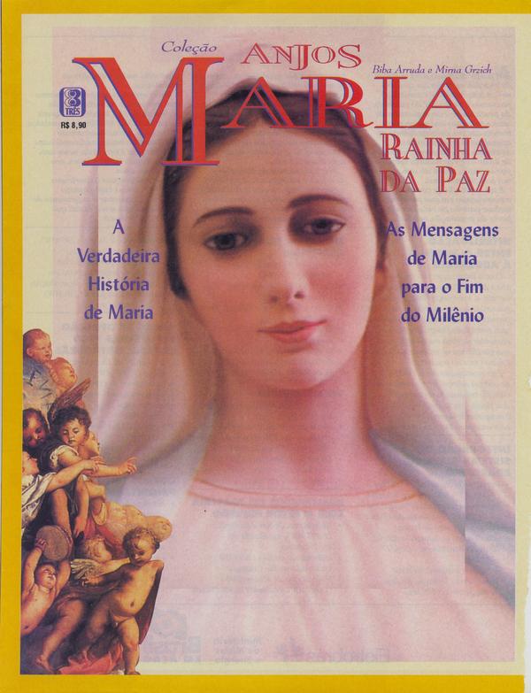 Coleção Anjos Maria rainha da paz