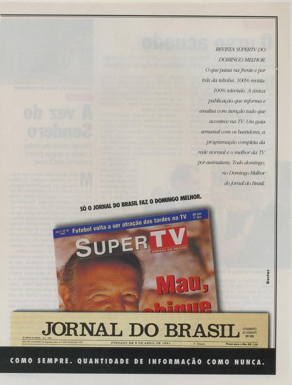 Revista Supertv do Domingo Melhor