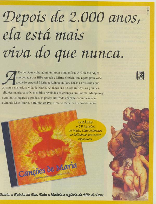 Coleção Anjos Maria rainha da paz