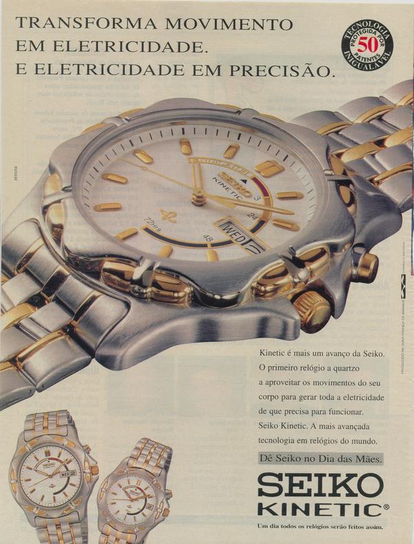 Seiko Kinetic, um dia todos os relógios serão feitos assim.