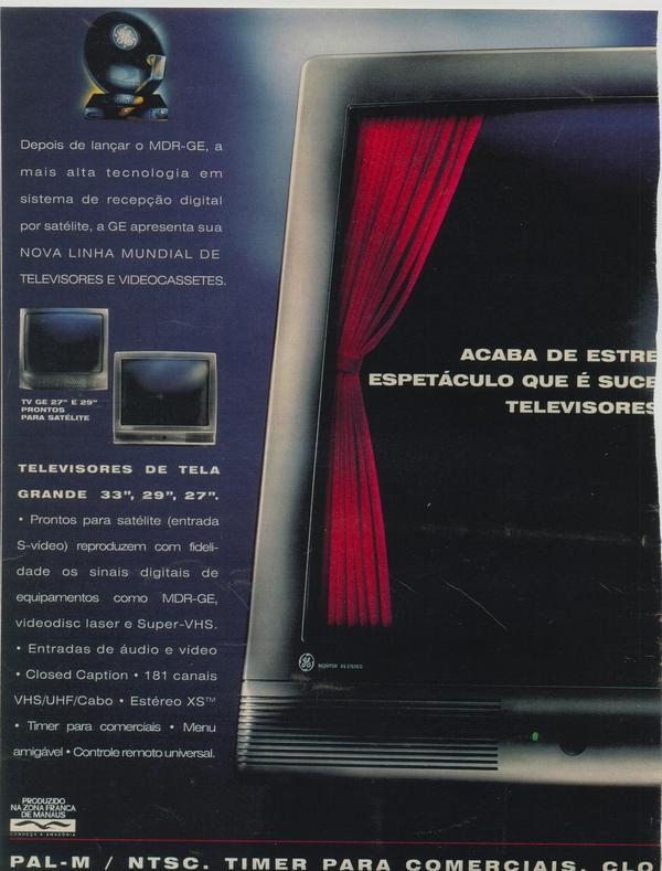Televisores e Vídeos GE