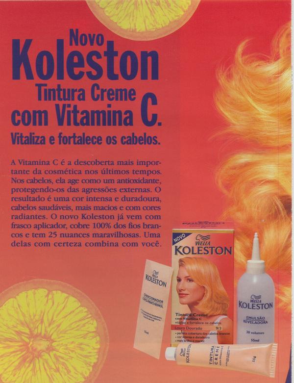 Koleston tintura creme com vitamina C