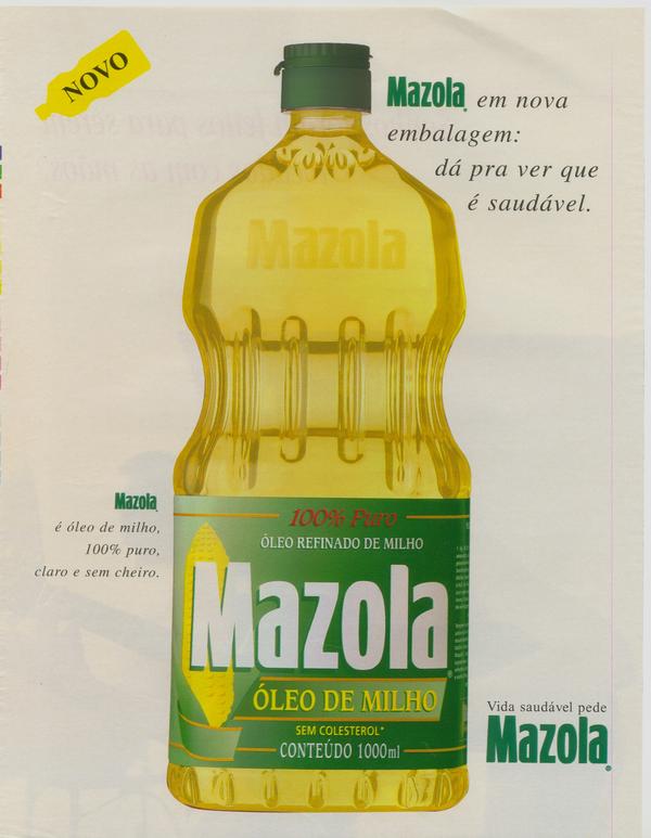 Óleo de milho Mazola