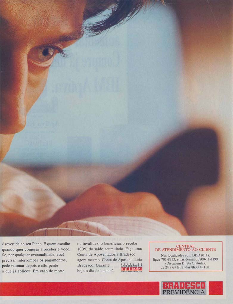 Bradesco Previdência, conta de aposentadoria