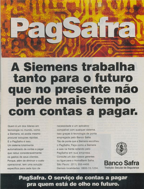PagSafra, o serviço de contas a pagar pra quem está de olho no futuro.