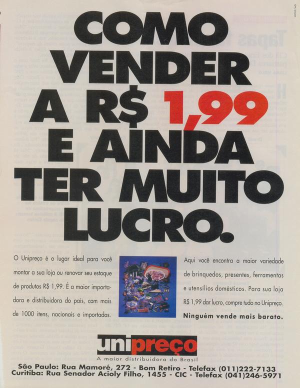 Como vender a R$ 1,99 e ainda ter muito lucro.