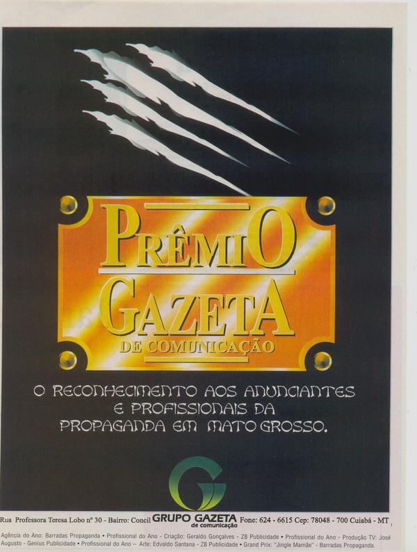 Prêmio Gazeta de comunicação