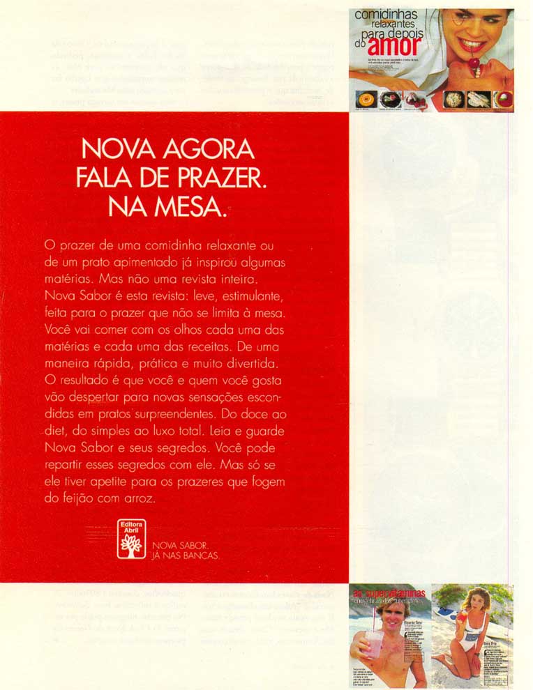 Edição Especial Nova Sabor