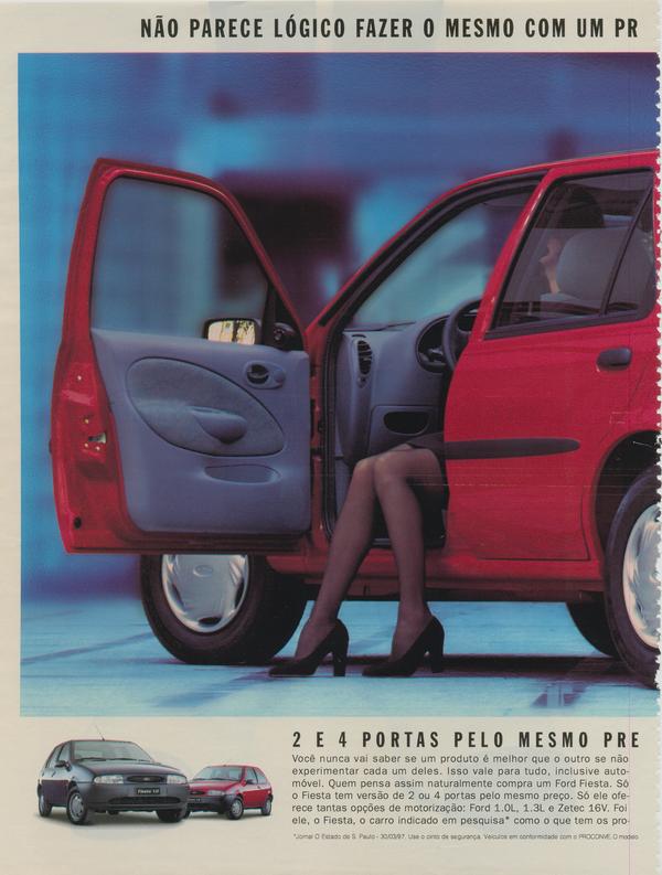 Ford Fiesta, dirigiu, comprou.