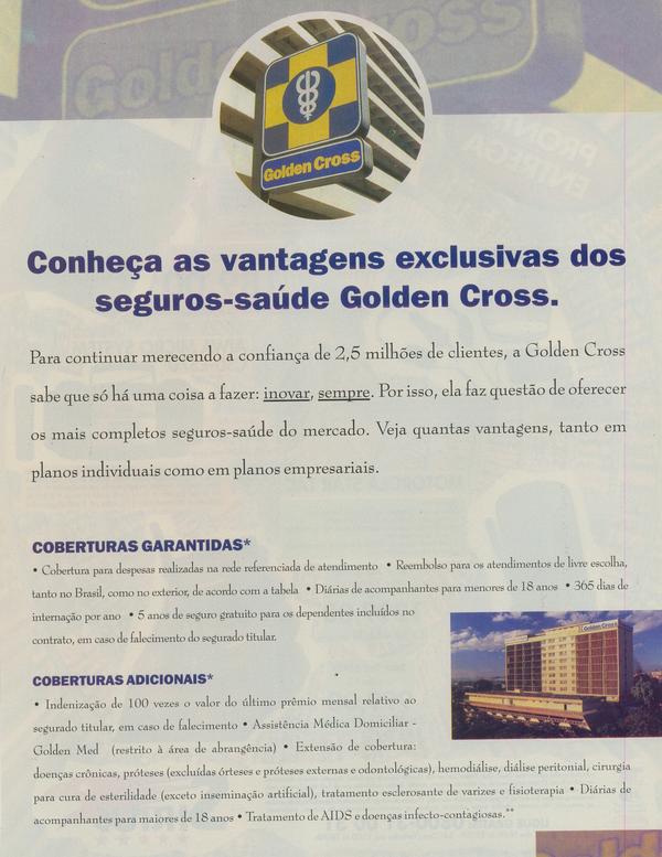 Seguros-saúde Golden Cross