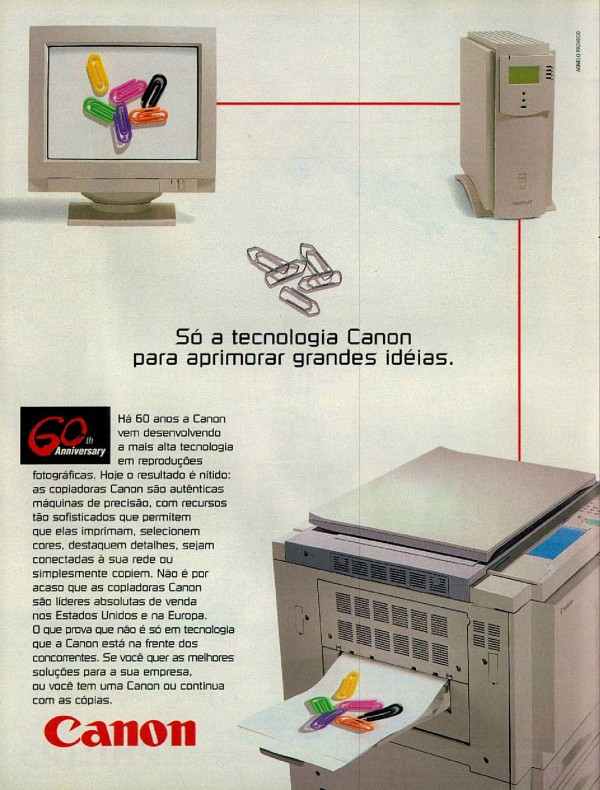 Só a tecnologia Canon para aprimorar grandes ideias