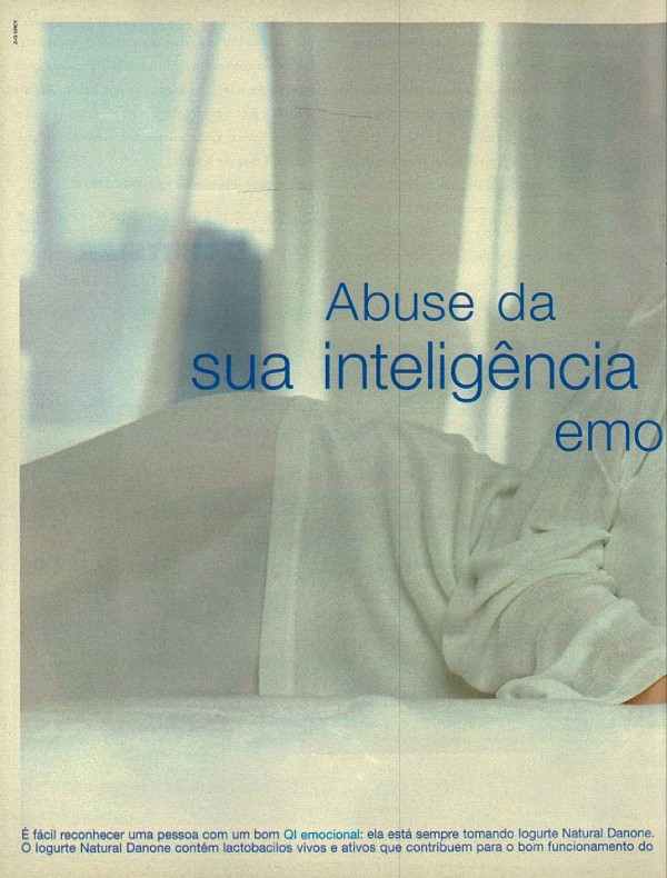 Abuse da sua Inteligência Emocional. Tome Iogurte Natural Danone todos os dias.