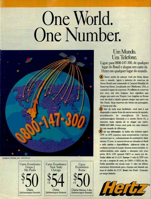 One World. One Number