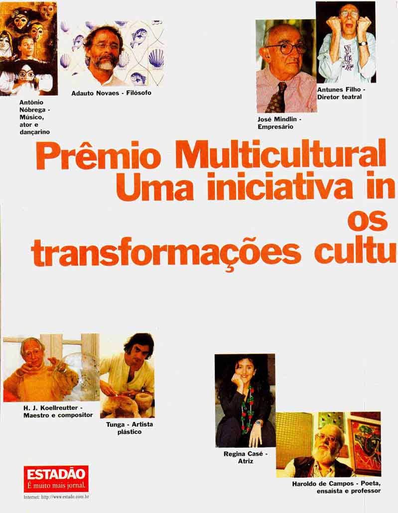 Prêmio multicultural Estadão.