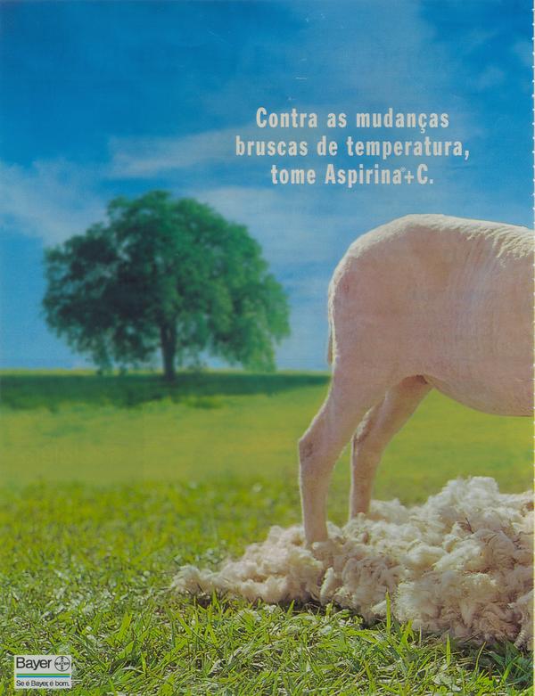 Aspirina +C, antes da gripe bater, feche a porta.