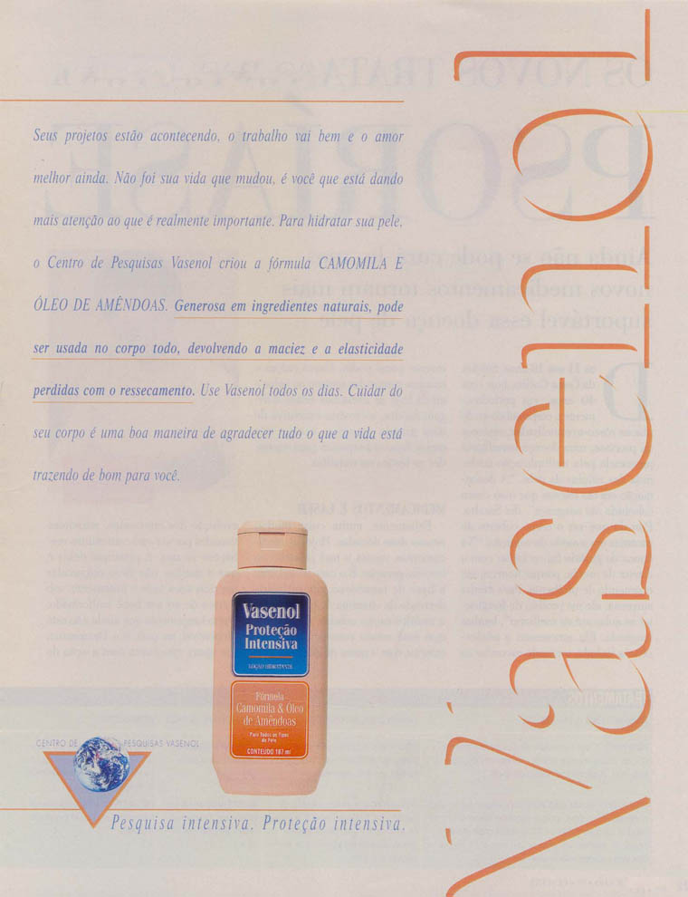 Vasenol Fórmula Camomila e Óleo de amêndoas