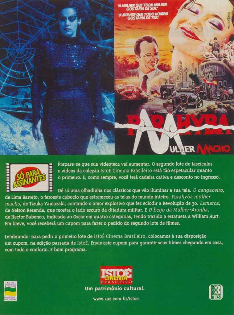 Agora que você já conhece os 4 primeiros filmes, confira um trailer das próximas sessóes.