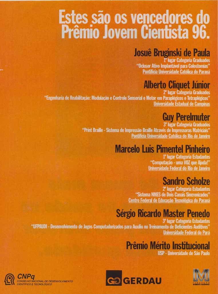 Prêmio jovem cientista