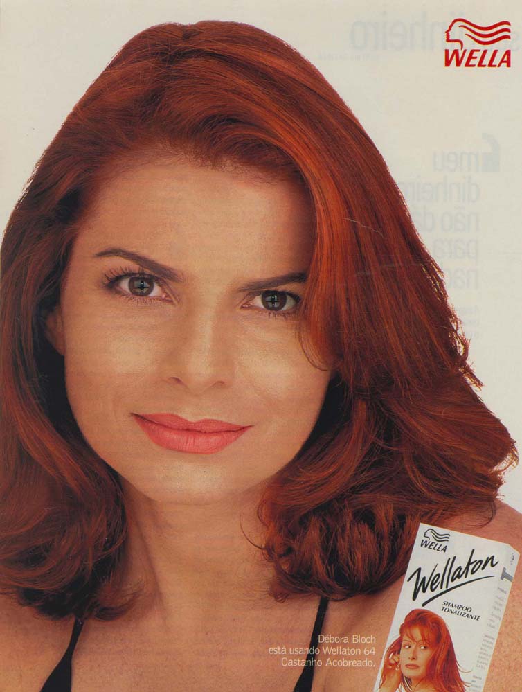 Wellaton, o shampoo que lava colorindo.