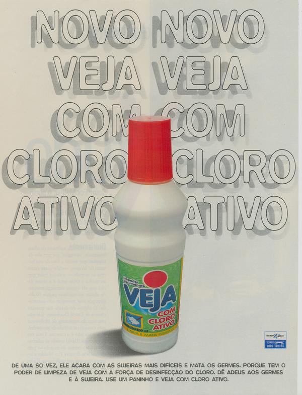 Veja com cloro ativo
