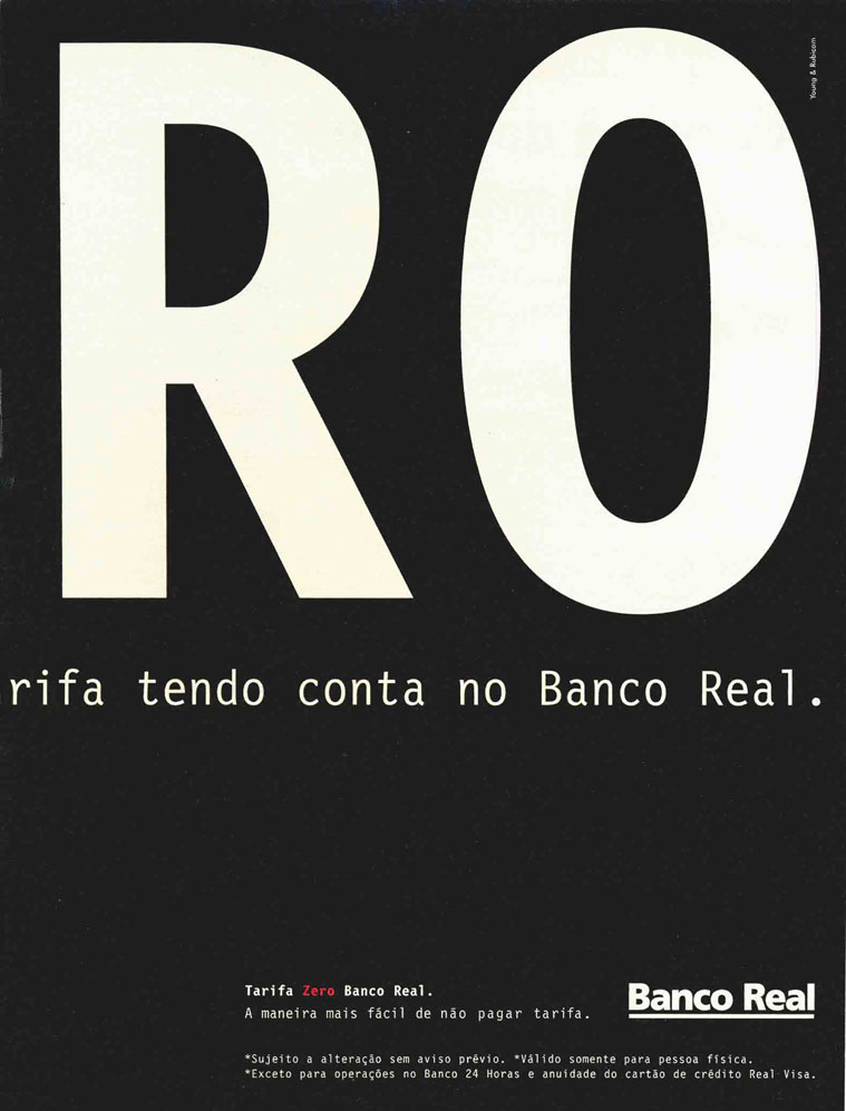 Tarifa zero banco real