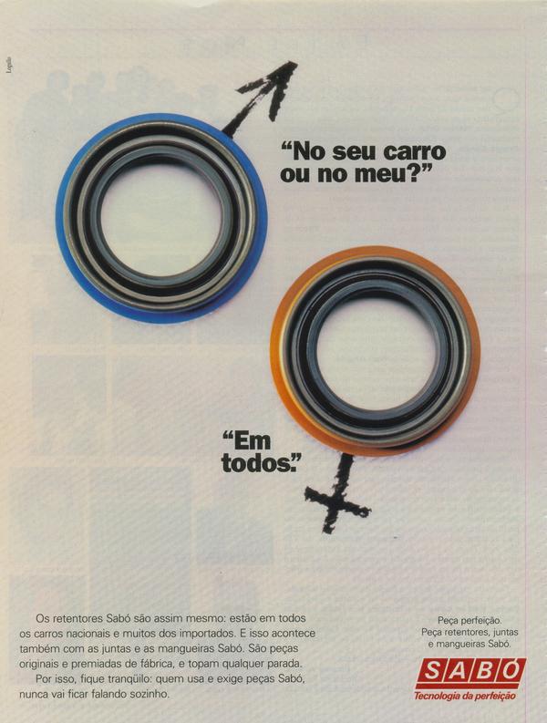 Peça perfeição. Peça retentores, juntas e mangueiras Sabó.