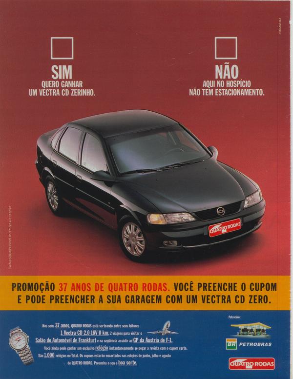 Promoção 37 anos de quatro rodas.