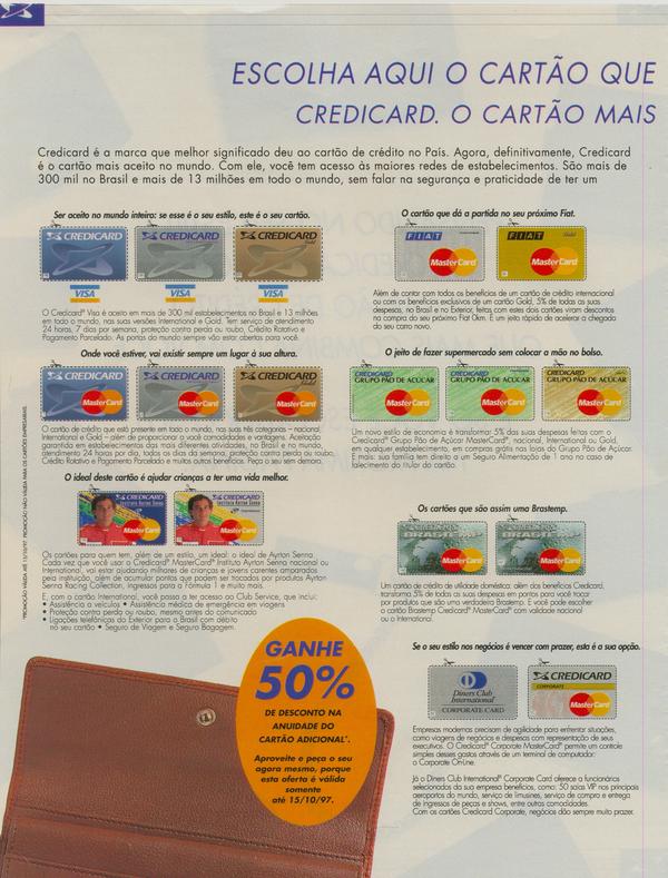 Cartões de Crédito