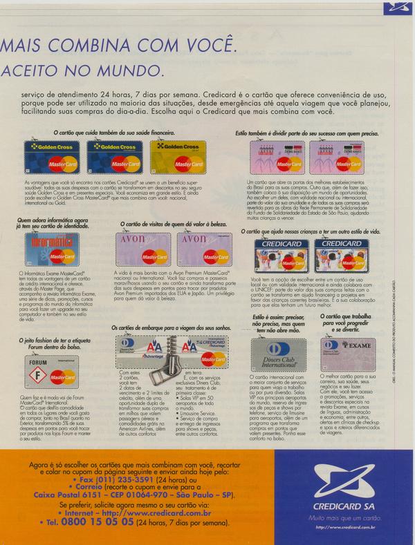Cartões de Crédito
