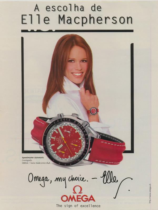 A escolha de Elle Macpherson.