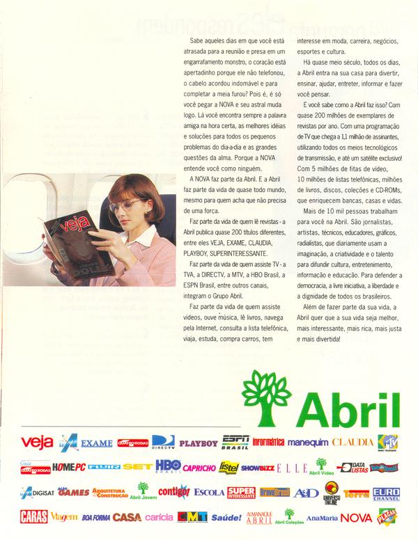 Faz parte da sua vida.