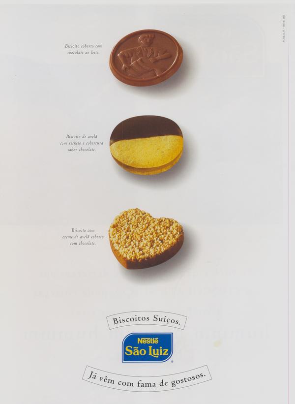 Biscoitos Suíços. Já vêm com fama de gostosos.
