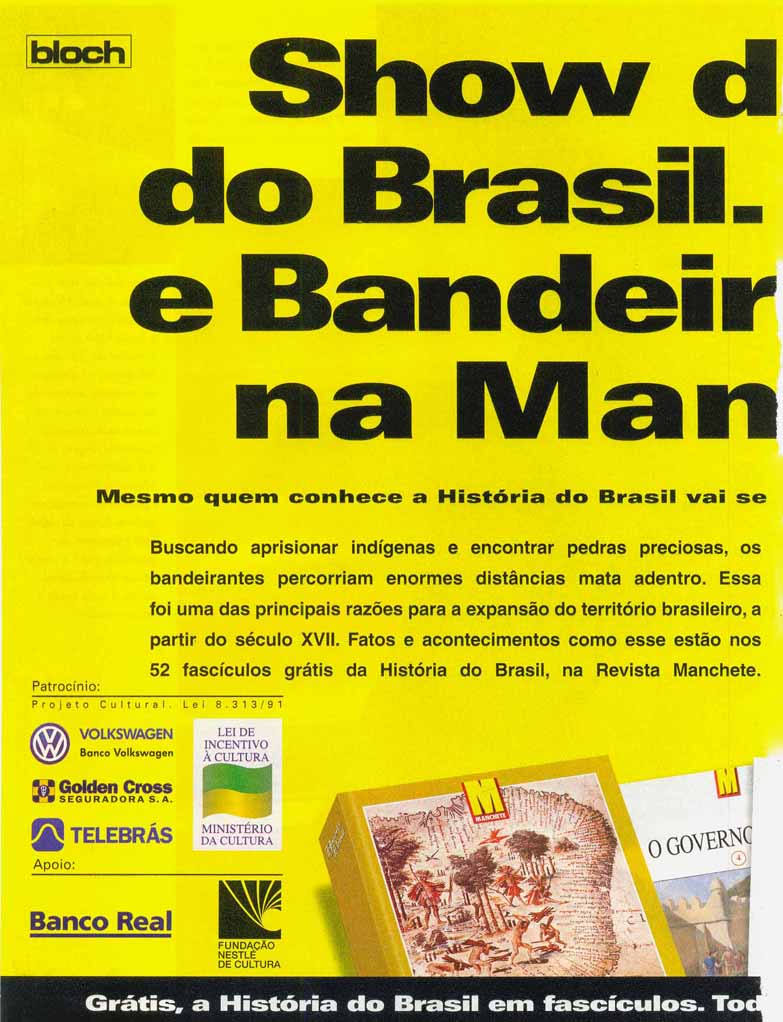 Fascículos da revista Manchete