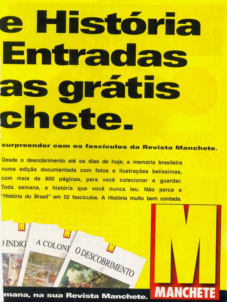 Fascículos da revista Manchete