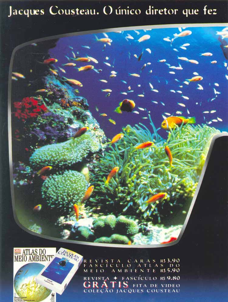 Fascículo Atlas coleção Jacques Cousteau