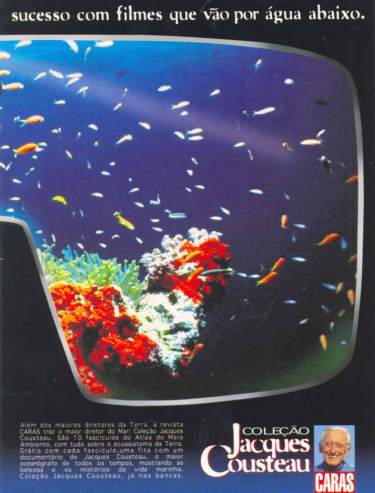 Fascículo Atlas coleção Jacques Cousteau