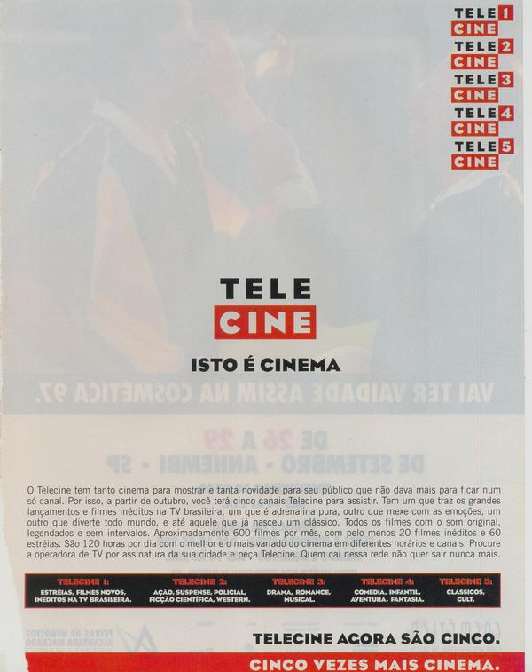 Rede telecine de cinema.