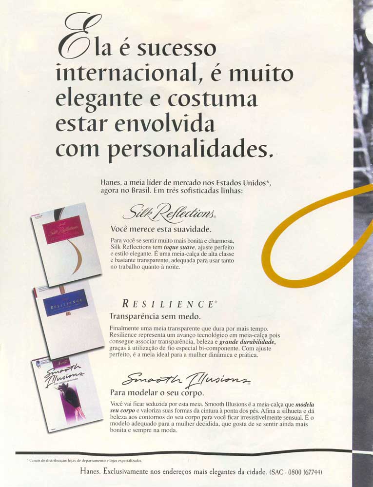 Envolva-se com Hanes.