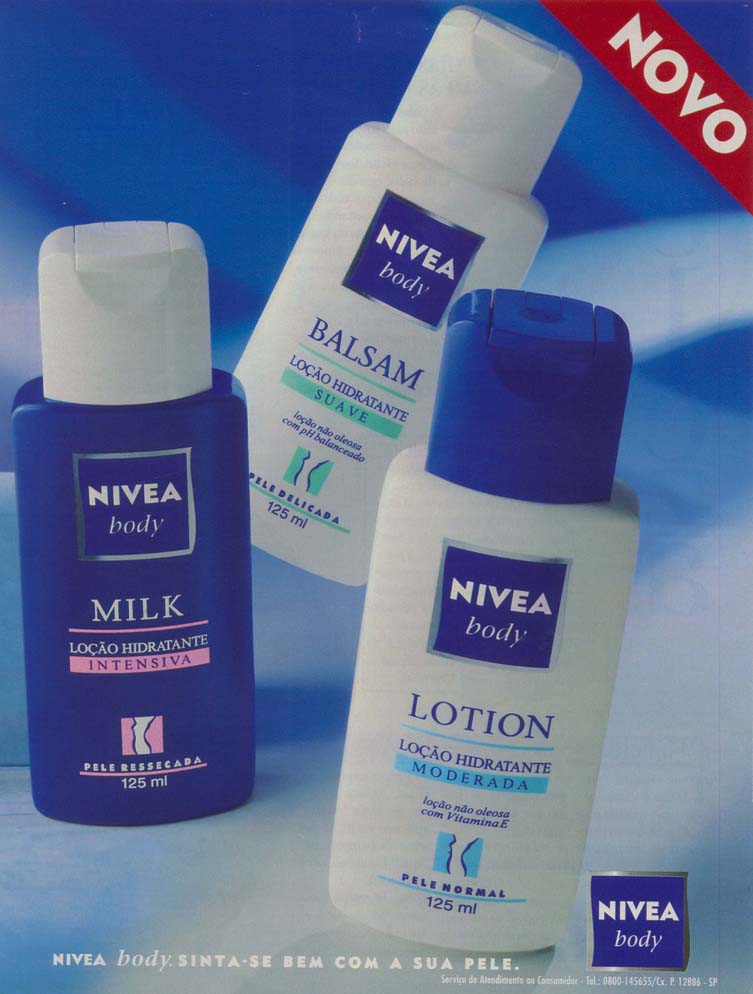 Nova linha Nivea Body