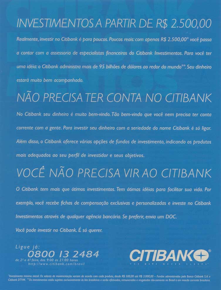 Citibank investimentos