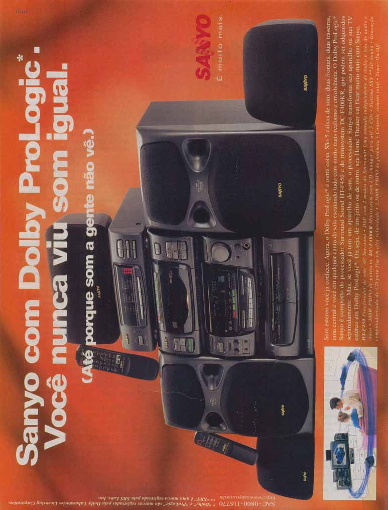 Sanyo com Dolby ProLogic