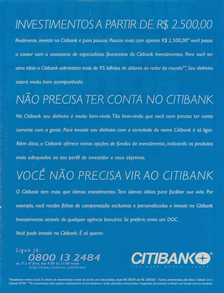 Citibank investimentos