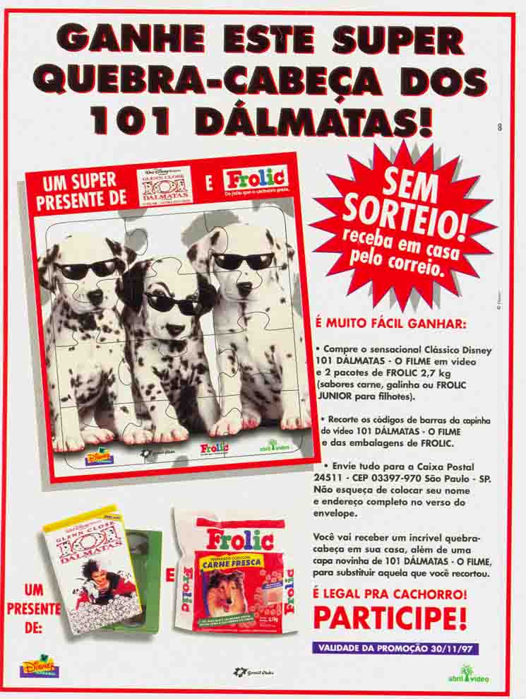 Promoção 101 dalmatas