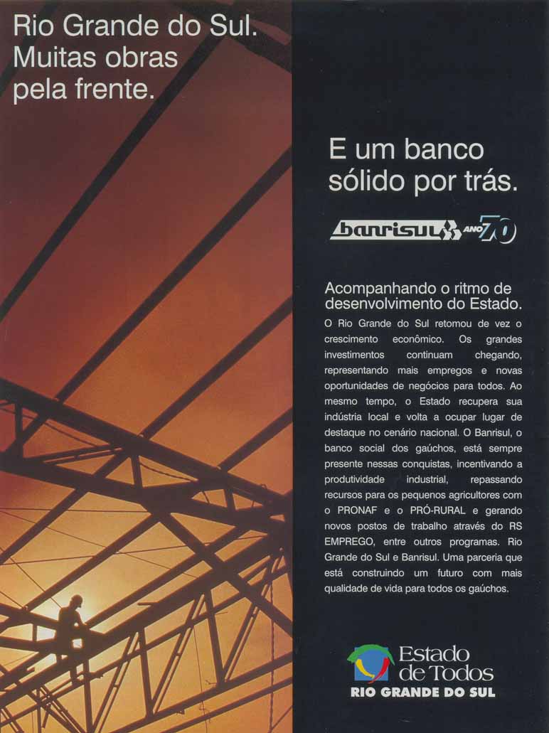 Rio Grande do Sul. Muitas obras pela frente.