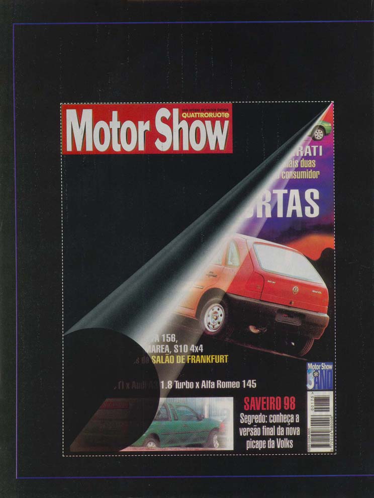 A maior atração deste salão do automóvel não é um carro é uma revista.