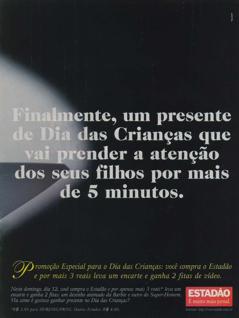 Finalmente, um presente de dia das crianaças que vai prender a atenção dos seus filhos por mais de 5 minutos.