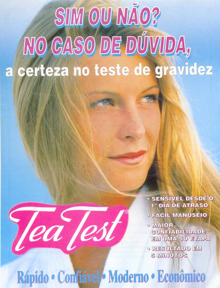 Sim ou não? No caso de dúvida, a certeza no teste de gravidez.